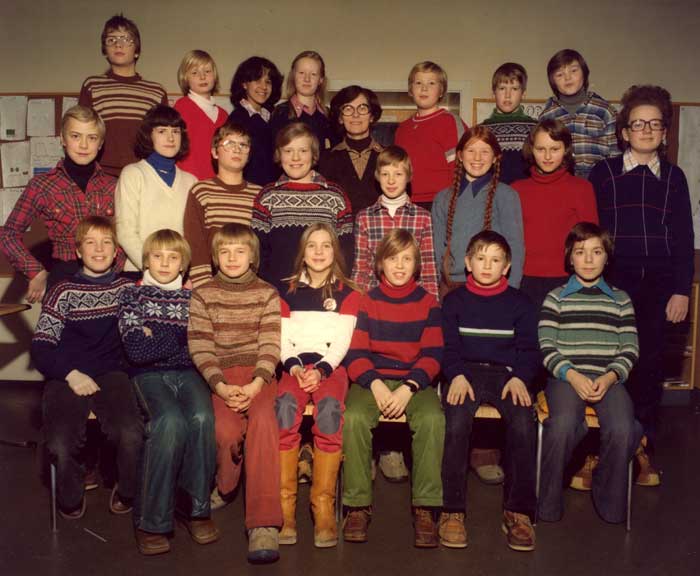Klasse 6a 1978/79 på Vinderen skole