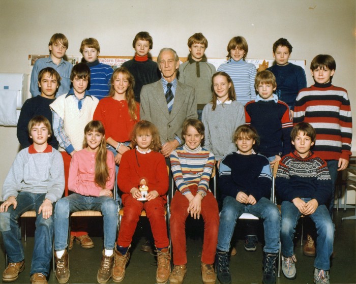 Klasse 6a 1982/83 på Vinderen skole