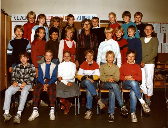 Klasse 6a 1984/85 på Vinderen skole