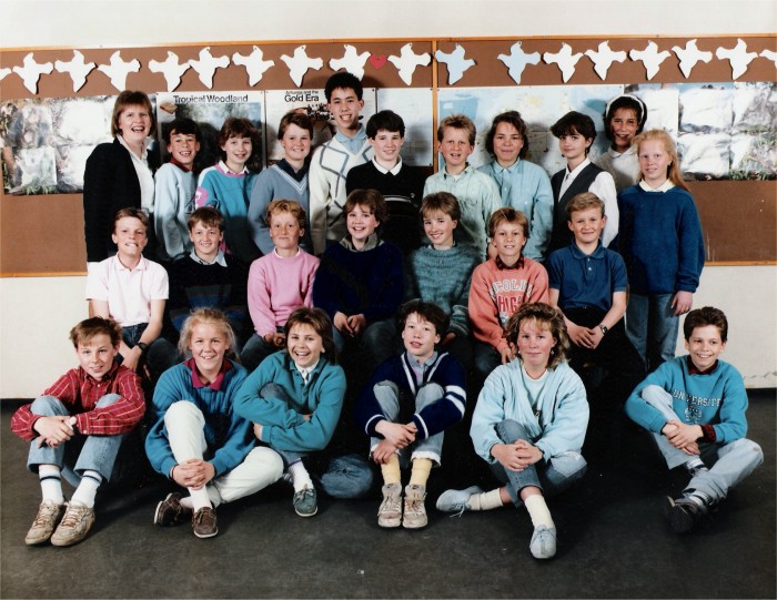 Klasse 6a 1986/87 på Vinderen skole