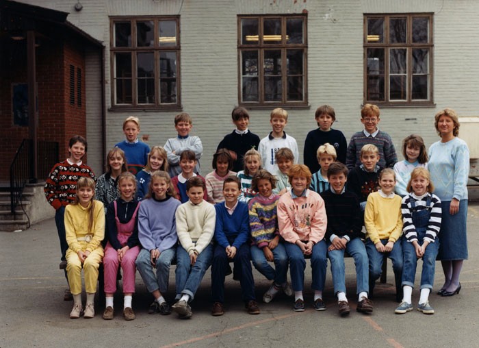 Klasse 6a 1987/88 på Vinderen skole