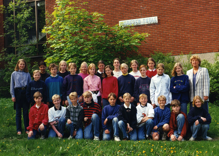 Klasse 6a 1993/94 på Vinderen skole