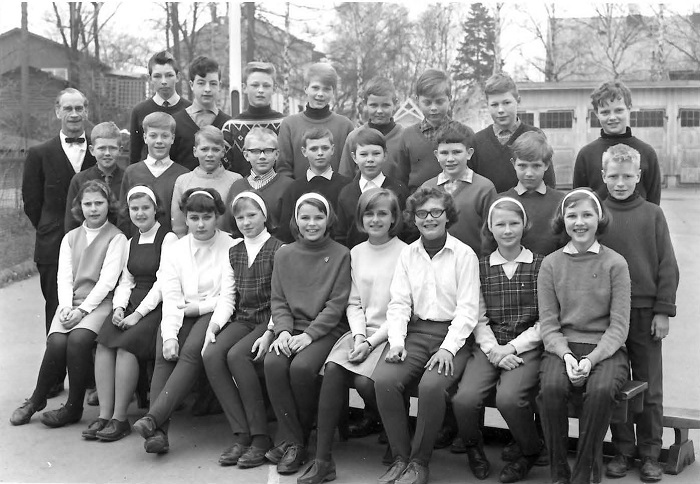 Klasse 6b 1964/65 på Vinderen skole