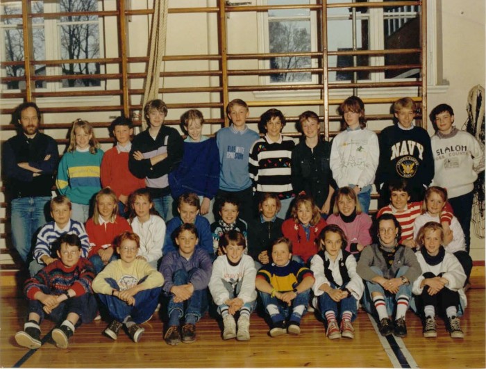 Klasse 6b 1988/89 på Vinderen skole
