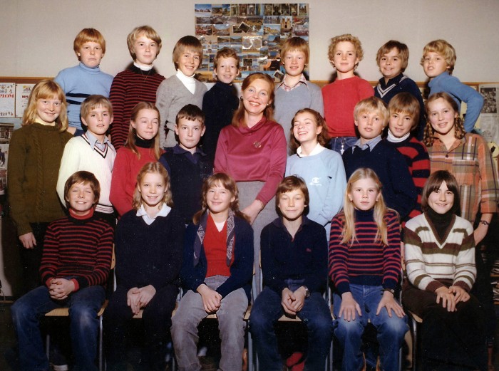 Klasse 6c 1979/80 på Vinderen skole