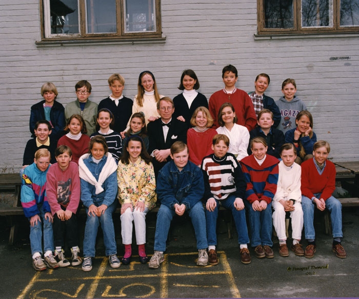 Klasse 6c 1991/92 på Vinderen skole