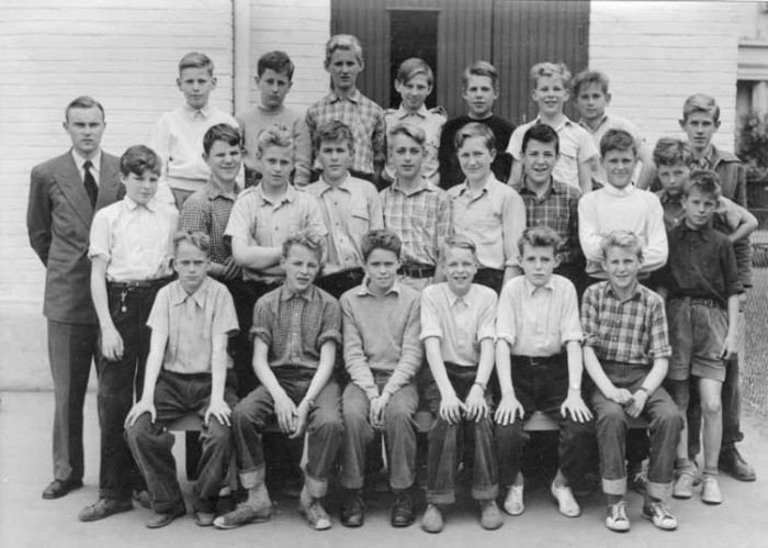 Klasse 7a 1952/53 på Vinderen skole