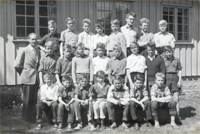Klasse 7a 1955/56 på Vinderen skole