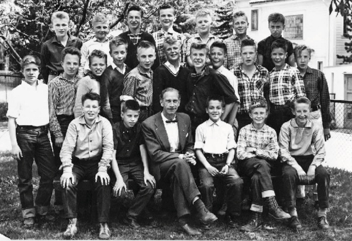 Klasse 7a 1959/60 på Vinderen skole