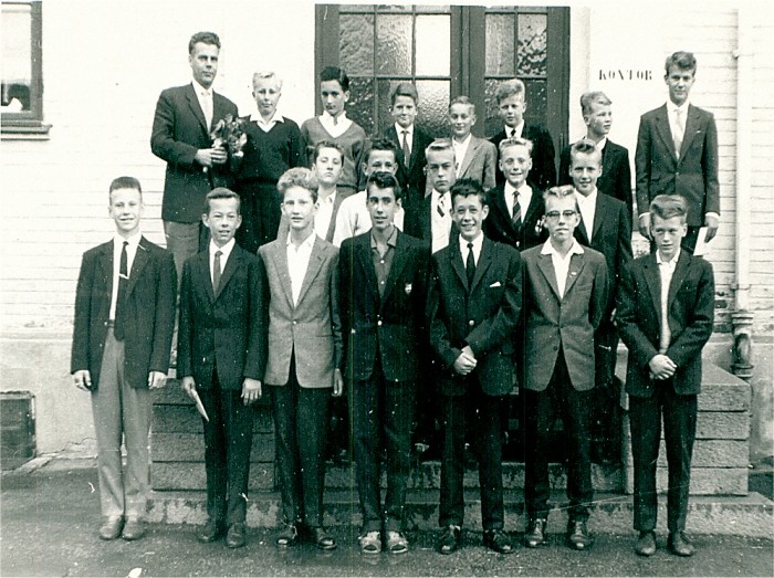 Klasse 7a 1960/61 på Vinderen skole