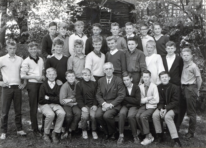 Klasse 7a 1963/64 på Vinderen skole