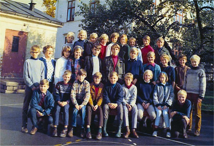 Klasse 7a 1967/68 på Vinderen skole