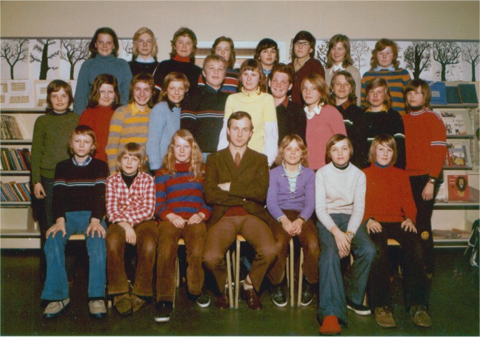 Klasse 7a 1972/73 på Vinderen skole