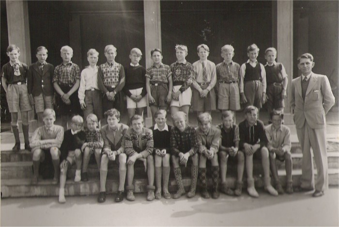 Klasse 7b 1941/42 på Vinderen skole