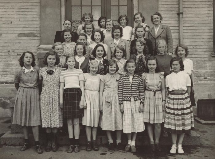Klasse 7b 1948/49 på Vinderen skole