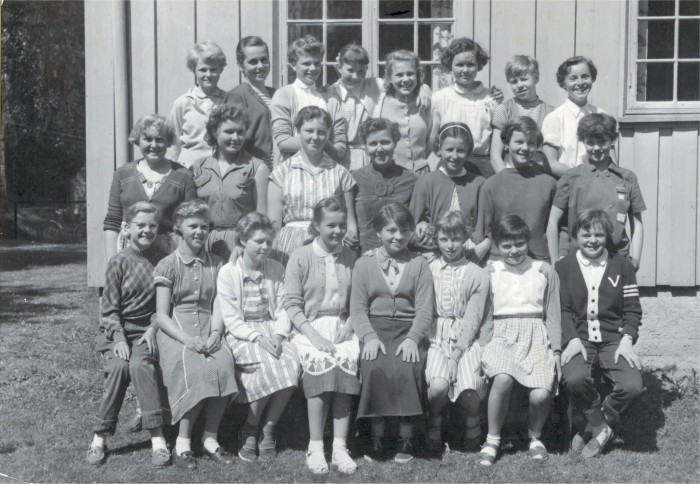 Klasse 7b 1955/56 på Vinderen skole
