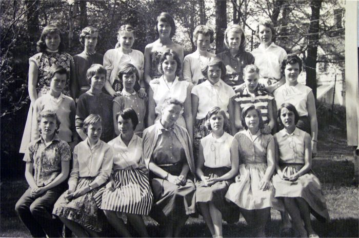 Klasse 7b 1958/59 på Vinderen skole