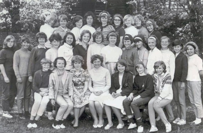 Klasse 7b 1963/64 på Vinderen skole