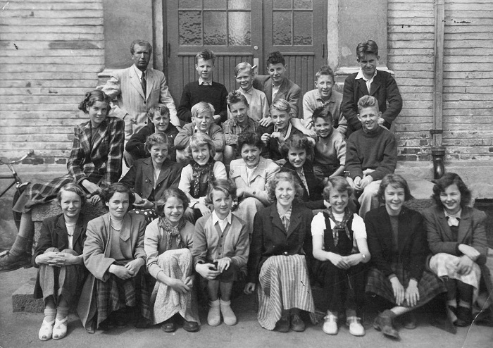 Klasse 7c 1949/50 på Vinderen skole