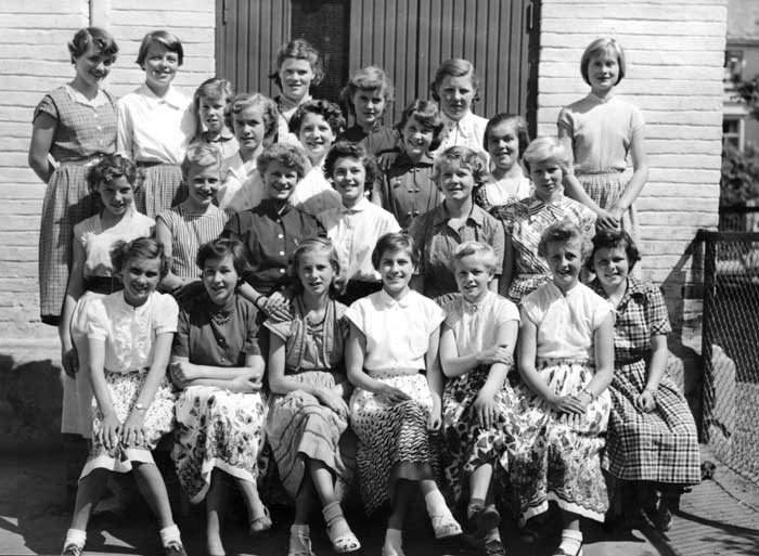 Klasse 7b 1952/53 på Vinderen skole