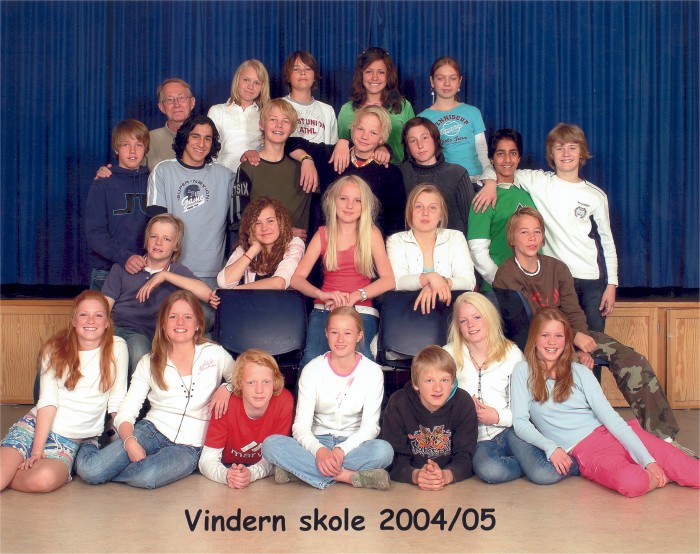 Klasse 7c 2004/05 på Vinderen skole
