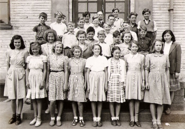 7. klasse 1946/47 på Vinderen skole